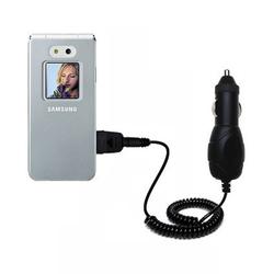 Gomadic Rapid Car / Auto Charger for the Samsung SGH-E870 - Brand w/ TipExchange Technology