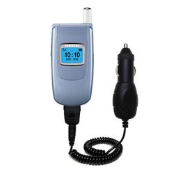 Gomadic Rapid Car / Auto Charger for the Samsung SGH-S500 - Brand w/ TipExchange Technology