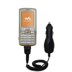 Gomadic Rapid Car / Auto Charger for the Sony Ericsson W700i - Brand w/ TipExchange Technology