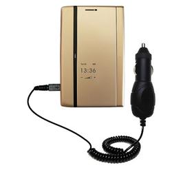 Gomadic Rapid Car / Auto Charger for the i-Mate Ultimate 7150 - Brand w/ TipExchange Technology