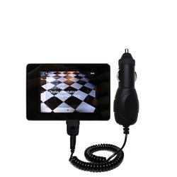 Gomadic Rapid Car / Auto Charger for the iRiver Clix - Brand w/ TipExchange Technology