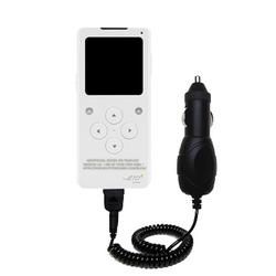 Gomadic Rapid Car / Auto Charger for the iRiver E10 - Brand w/ TipExchange Technology
