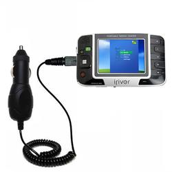 Gomadic Rapid Car / Auto Charger for the iRiver PMP-100 - Brand w/ TipExchange Technology