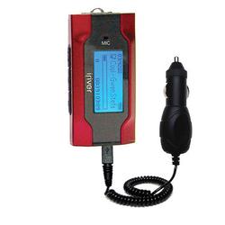 Gomadic Rapid Car / Auto Charger for the iRiver T30 - Brand w/ TipExchange Technology