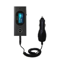 Gomadic Rapid Car / Auto Charger for the iRiver T50 - Brand w/ TipExchange Technology