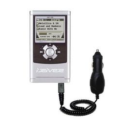Gomadic Rapid Car / Auto Charger for the iRiver iHP-140 - Brand w/ TipExchange Technology