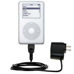 Gomadic Rapid Wall / AC Charger for the Apple iPod - Brand w/ TipExchange Technology
