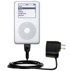 Gomadic Rapid Wall / AC Charger for the Apple iPod Photo (60GB) - Brand w/ TipExchange Technology