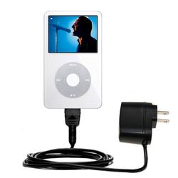 Gomadic Rapid Wall / AC Charger for the Apple iPod Video (60GB) - Brand w/ TipExchange Technology