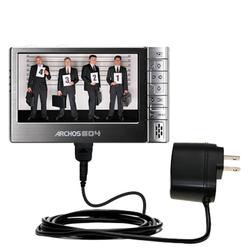 Gomadic Rapid Wall / AC Charger for the Archos 604 - Brand w/ TipExchange Technology
