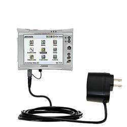 Gomadic Rapid Wall / AC Charger for the Archos AV320 - Brand w/ TipExchange Technology