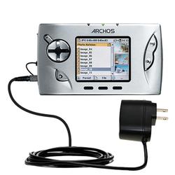 Gomadic Rapid Wall / AC Charger for the Archos Gmini 400 - Brand w/ TipExchange Technology