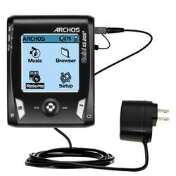 Gomadic Rapid Wall / AC Charger for the Archos Gmini XS 202 - Brand w/ TipExchange Technology