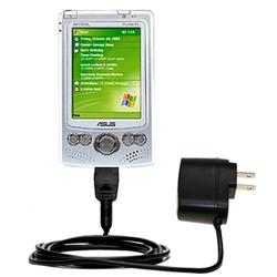 Gomadic Rapid Wall / AC Charger for the Asus MyPal A620 - Brand w/ TipExchange Technology