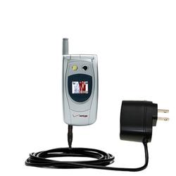 Gomadic Rapid Wall / AC Charger for the Audiovox CDM 9950 - Brand w/ TipExchange Technology