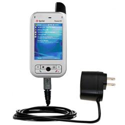 Gomadic Rapid Wall / AC Charger for the Audiovox PPC 6700 - Brand w/ TipExchange Technology