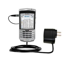 Gomadic Rapid Wall / AC Charger for the Blackberry 7100g - Brand w/ TipExchange Technology