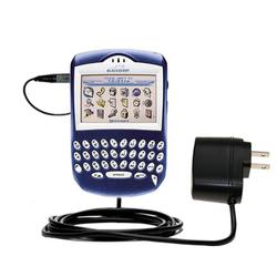 Gomadic Rapid Wall / AC Charger for the Blackberry 7230 - Brand w/ TipExchange Technology
