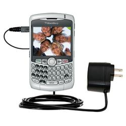 Gomadic Rapid Wall / AC Charger for the Blackberry 8300 Curve - Brand w/ TipExchange Technology