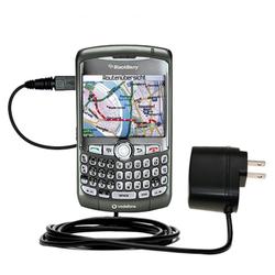 Gomadic Rapid Wall / AC Charger for the Blackberry 8310 - Brand w/ TipExchange Technology