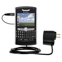 Gomadic Rapid Wall / AC Charger for the Blackberry 8800 - Brand w/ TipExchange Technology