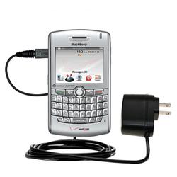Gomadic Rapid Wall / AC Charger for the Blackberry 8830 - Brand w/ TipExchange Technology