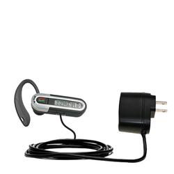 Gomadic Rapid Wall / AC Charger for the BlueAnt V12 LCD - Brand w/ TipExchange Technology