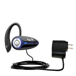 Gomadic Rapid Wall / AC Charger for the BlueAnt X3 micro - Brand w/ TipExchange Technology