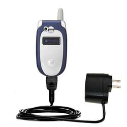 Gomadic Rapid Wall / AC Charger for the Cingular V551 - Brand w/ TipExchange Technology