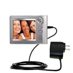 Gomadic Rapid Wall / AC Charger for the Coby PMP-3520 - Brand w/ TipExchange Technology