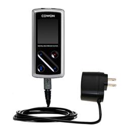 Gomadic Rapid Wall / AC Charger for the Cowon iAudio 6 - Brand w/ TipExchange Technology