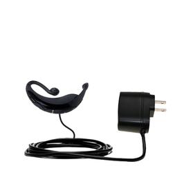 Gomadic Rapid Wall / AC Charger for the Jabra A210 - Brand w/ TipExchange Technology