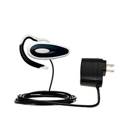 Gomadic Rapid Wall / AC Charger for the Jabra BT130 - Brand w/ TipExchange Technology