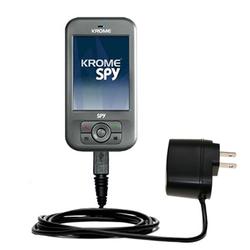 Gomadic Rapid Wall / AC Charger for the Krome Spy - Brand w/ TipExchange Technology