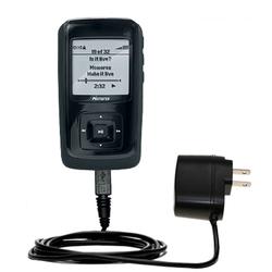 Gomadic Rapid Wall / AC Charger for the Memorex MMP8565 1GB - Brand w/ TipExchange Technology
