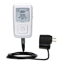 Gomadic Rapid Wall / AC Charger for the Memorex MMP8575 2GB - Brand w/ TipExchange Technology