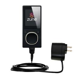 Gomadic Rapid Wall / AC Charger for the Microsoft Zune 4GB / 8GB - Brand w/ TipExchange Technology