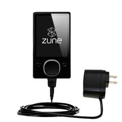 Gomadic Rapid Wall / AC Charger for the Microsoft Zune 80GB 2nd Gen - Brand w/ TipExchange Technolog