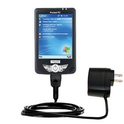 Gomadic Rapid Wall / AC Charger for the Mio Technology DigiWalker 336i - Brand w/ TipExchange Techno