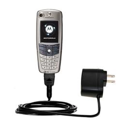 Gomadic Rapid Wall / AC Charger for the Motorola A845 - Brand w/ TipExchange Technology