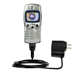 Gomadic Rapid Wall / AC Charger for the Motorola C256 - Brand w/ TipExchange Technology