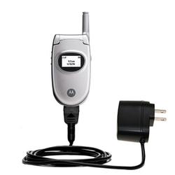 Gomadic Rapid Wall / AC Charger for the Motorola E310 - Brand w/ TipExchange Technology