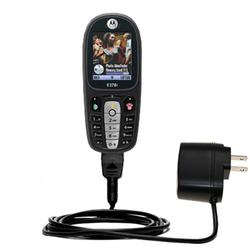 Gomadic Rapid Wall / AC Charger for the Motorola E378i - Brand w/ TipExchange Technology