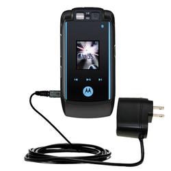 Gomadic Rapid Wall / AC Charger for the Motorola KRZR MAXX - Brand w/ TipExchange Technology