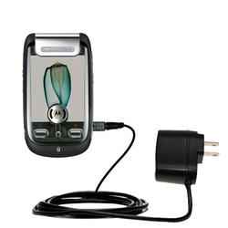 Gomadic Rapid Wall / AC Charger for the Motorola MOTOMING A1200 - Brand w/ TipExchange Technology
