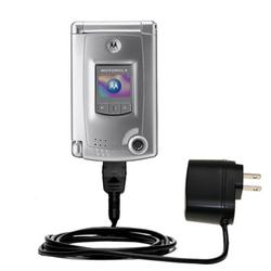 Gomadic Rapid Wall / AC Charger for the Motorola MPx300 - Brand w/ TipExchange Technology