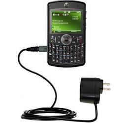 Gomadic Rapid Wall / AC Charger for the Motorola Q9h - Brand w/ TipExchange Technology