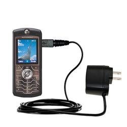 Gomadic Rapid Wall / AC Charger for the Motorola SLVR - Brand w/ TipExchange Technology
