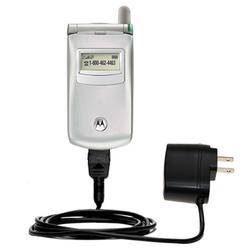 Gomadic Rapid Wall / AC Charger for the Motorola T720 - Brand w/ TipExchange Technology