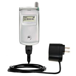 Gomadic Rapid Wall / AC Charger for the Motorola T720i - Brand w/ TipExchange Technology
